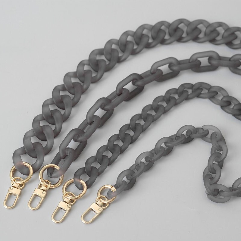 (Type-D) Acrylic Chain Handle Strap : Color Option