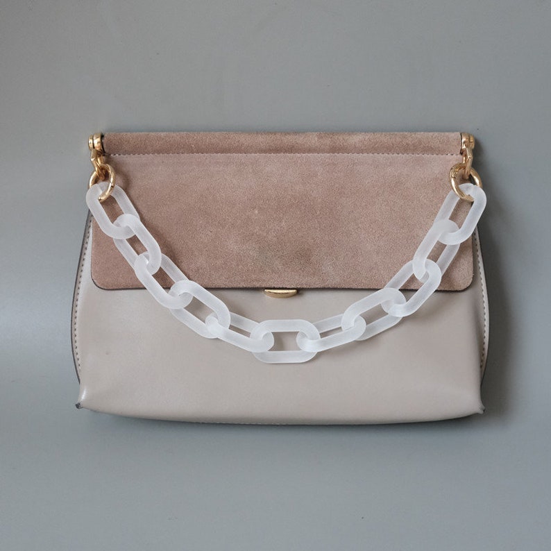 acrylic chain purse