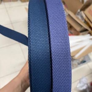 Cinghia in cotone larga 3/4" Cinghia in fettuccia per borsa, cinghia in fettuccia per borsa tote Cinghia in fettuccia a strisce immagine 8