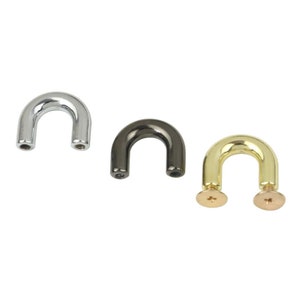 4pcs Bridge buckle 9mm inner wide Bag Chain Connector bag strap screw connector purse hardware
