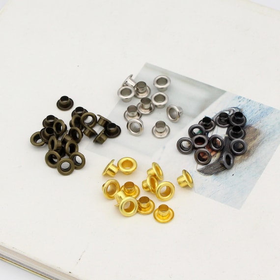 Œillets En Acier Inoxydable 4mm à 12mm Avec Rondelles Cuir - Lot Pour Artisanat & Réparation - Neuf