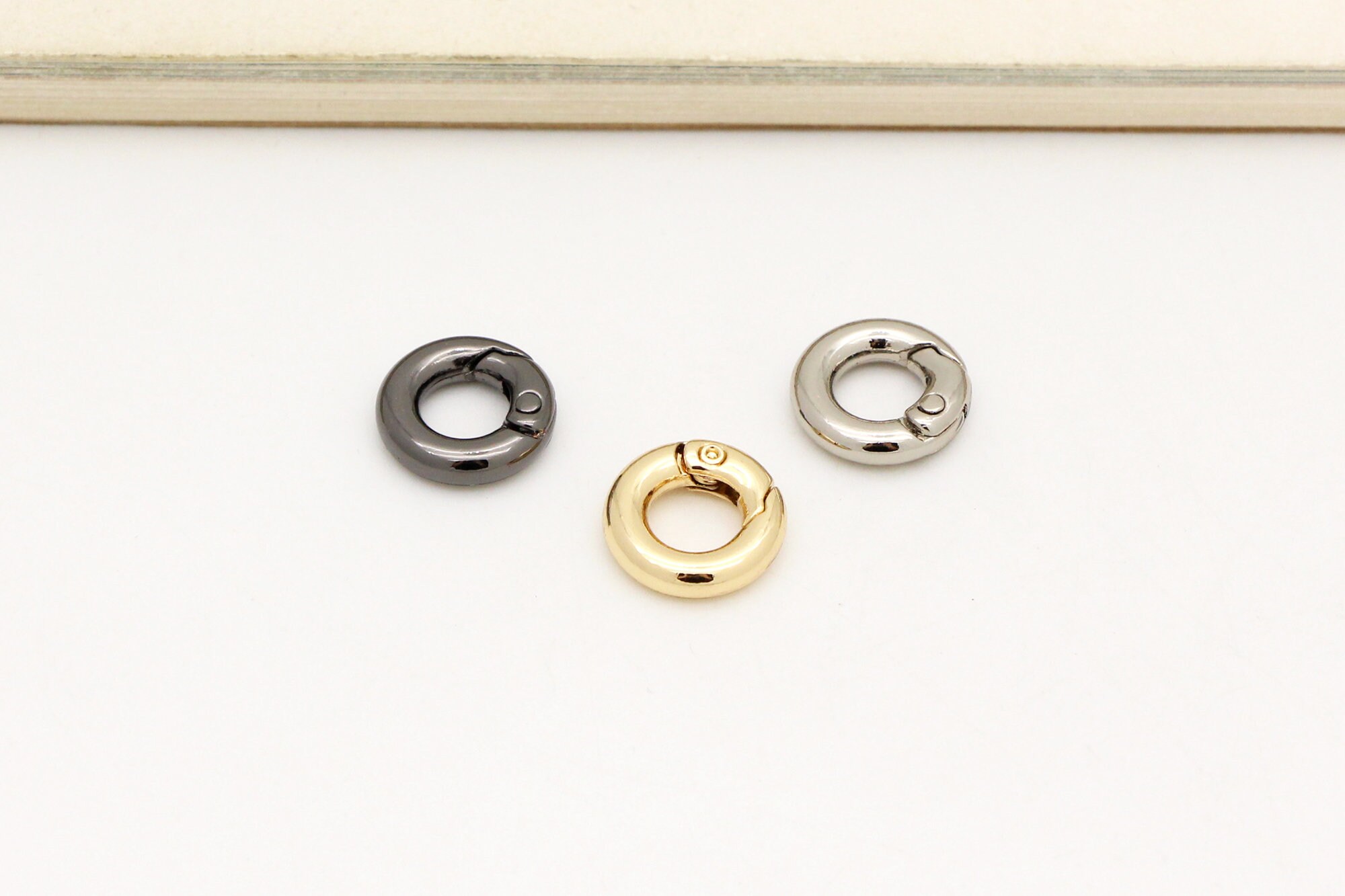 Set Di 5 Moschettoni Metallici - Portachiavi Removibili, Ideali Per Outdoor E Fai Da Te - Foto 11