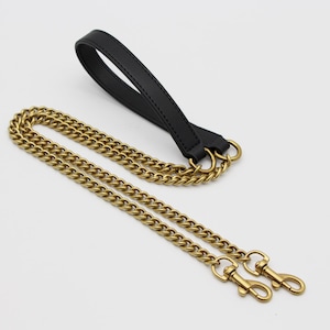 Leather bag chain strap Women purse strap Shoulder strap