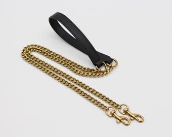 Leather bag chain strap Women purse strap Shoulder strap