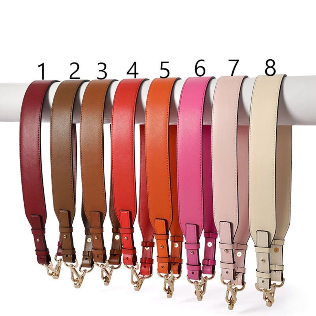 High Quality Leather Bag Strap 3.8cm Replacement Leather Purse Strap