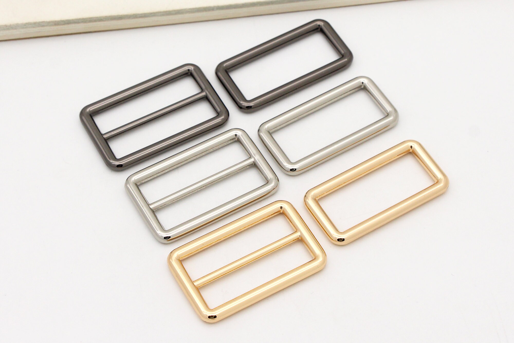 4pcs 11/238mm Slide Buckle Alloy Rectangle Ring Etsy Ireland