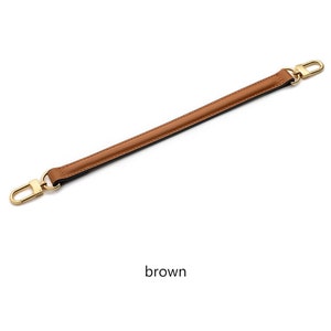 Different sizes Leather purse bag handle 1.8cm High Quality Leather shoulder bag strap imagem 7