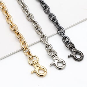Purse chain strap 9mm Bag chain handbag chain