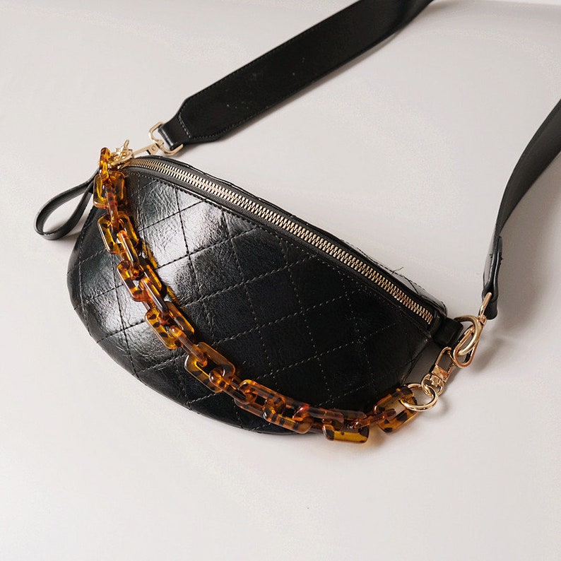 acrylic chain purse