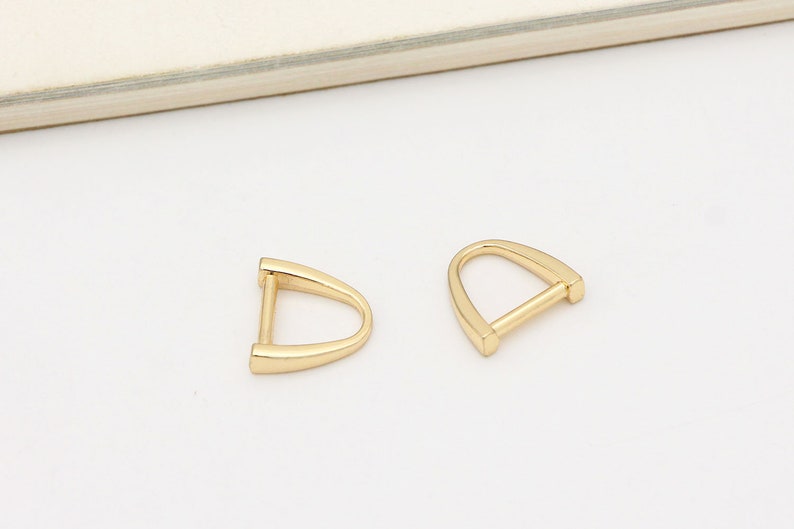 10pcs Small D rings 3/810mm Gold d ring buckle purse | Etsy