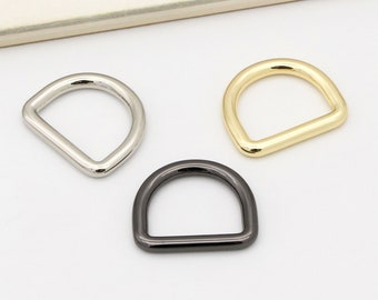 4pcs 1" Strap D ring d buckle purse d ring buckle purse ring strap ring purse hardware