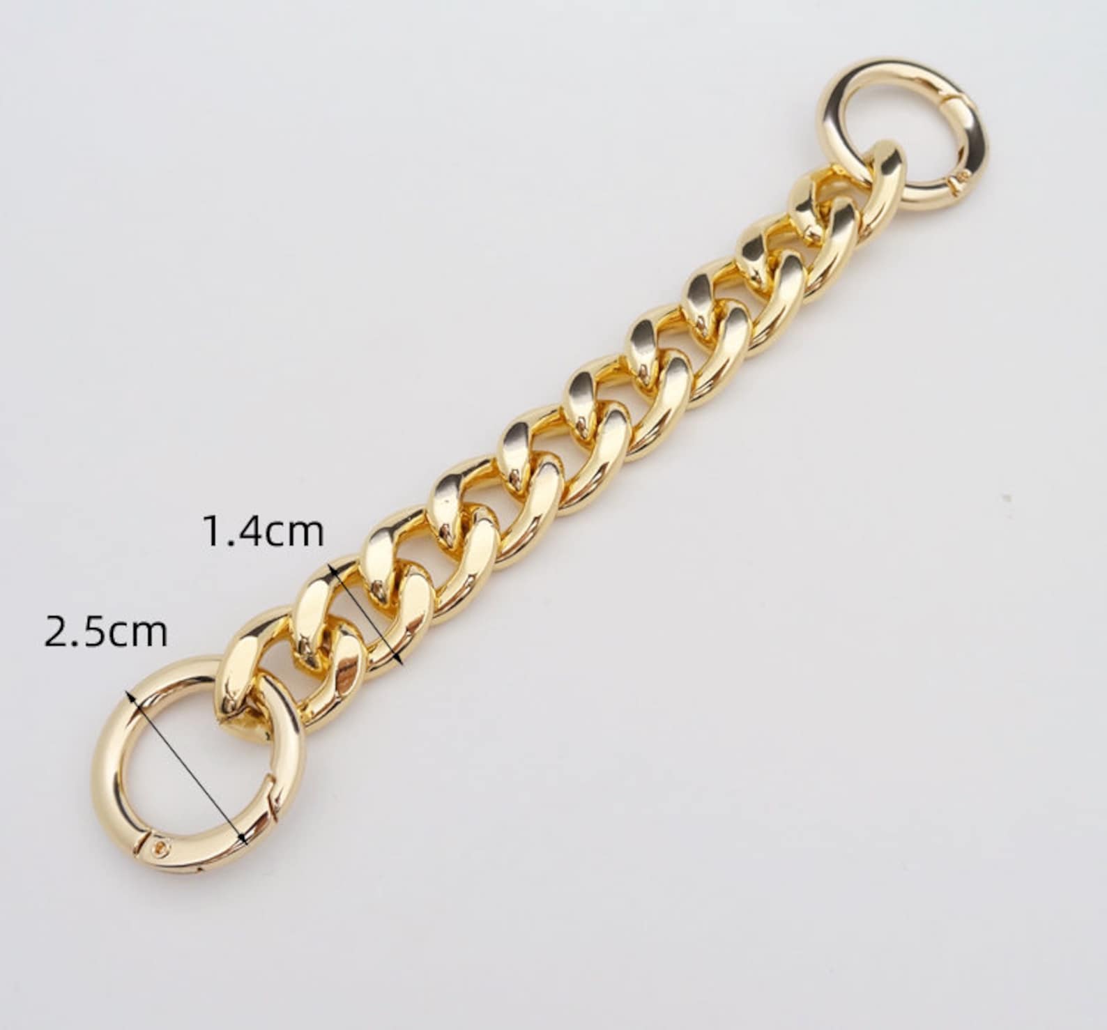 Chain Strap Extender Bag Chain Replacement Strap Purse Chain Bag Strap