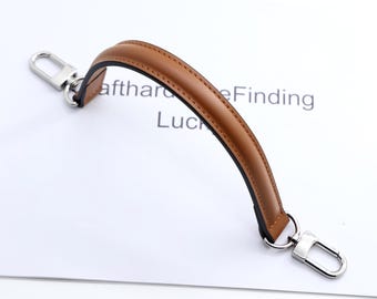 Replacement Leather bag handle Brown Leather purse handle