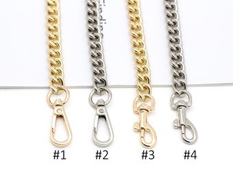 Damen Taschenkette 11mm Aluminium Geldbörse Kette Taschengriff Schultertaschengurt