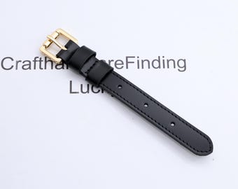 Black Leather Purse Chain Extender Leather Bag strap extender Bag handle Shoulder bag strap