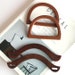 1pair bag handles wood handle handbag handles bag frame purse handle tote bag making supplies 