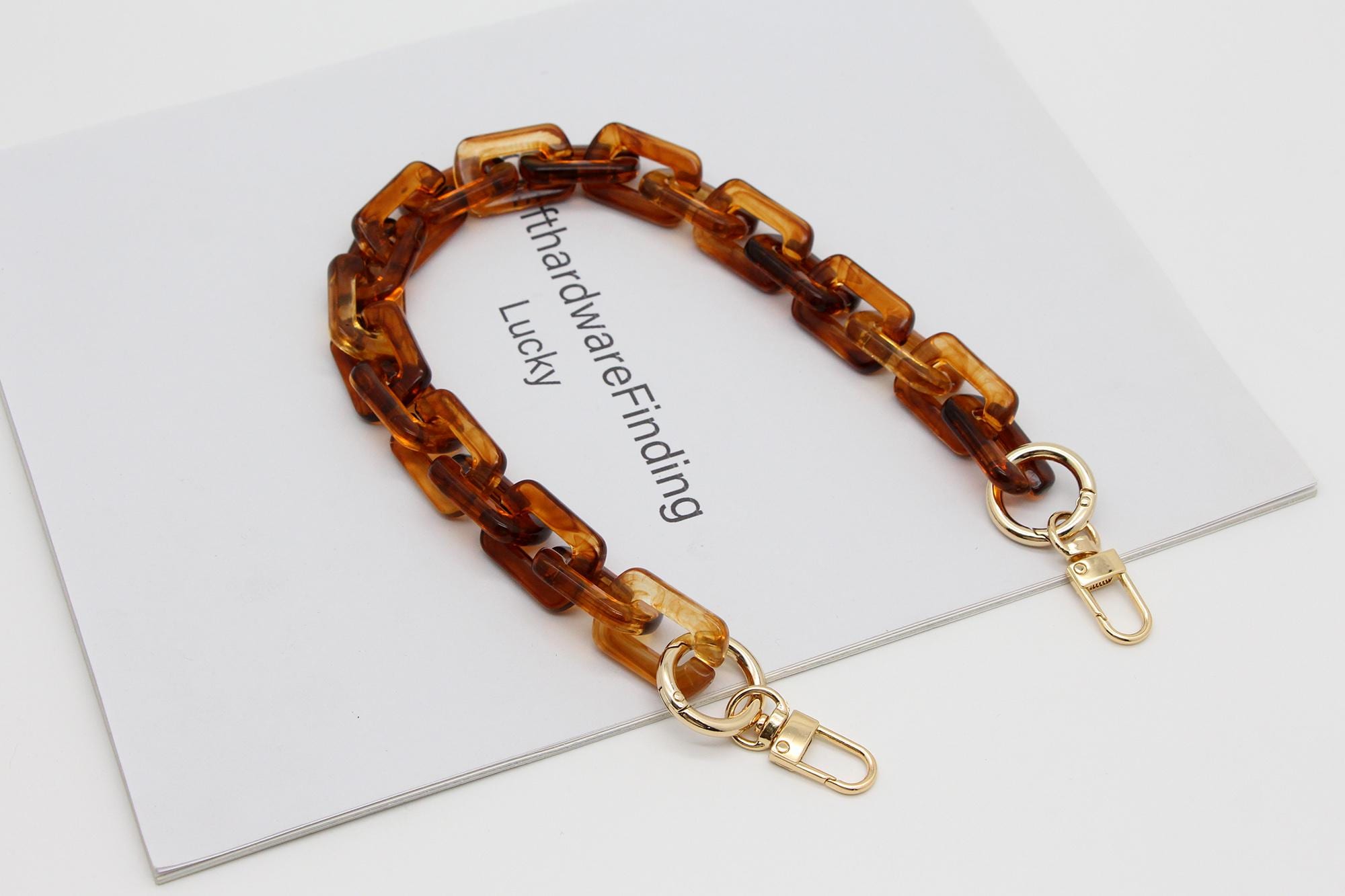 Bag Chain With Swivel Clasp Acrylic Chain Purse Chain Bag Handle ...