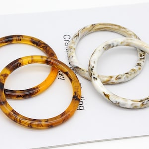 1pair Acrylic Bag handle Purse handle Resin handle bag hardware