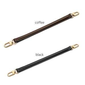 Different sizes Leather purse bag handle 1.8cm High Quality Leather shoulder bag strap image 8