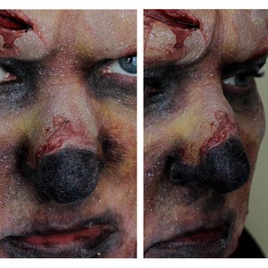 Zombie 2 Nasen Silikonprothetik // Charakter Horror Halloween Cosplay Film und TV // SFX Makeup, FX // Monster Undead