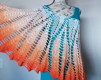 Sommer Candy Poncho Schnittmuster