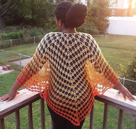 Far Away Summer Shawl Pattern Etsy