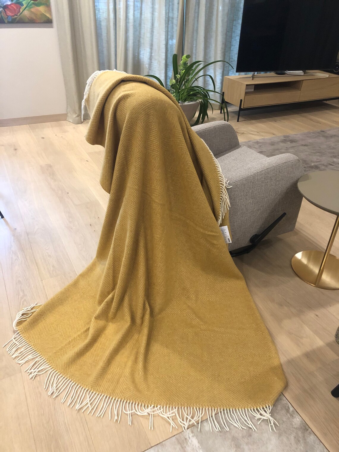 Extra quality Merino wool blanket Natural wool Wool throw Etsy