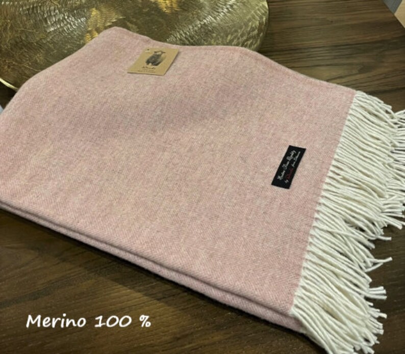 Merino Wool Blanket Wool Throw 55 x79 In Extra Quality Merino Wool Throw Organic