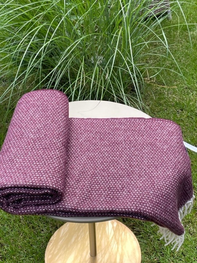 Merino Wool Blanket Natural Wool Throw Home Decor Merino Wool Etsy