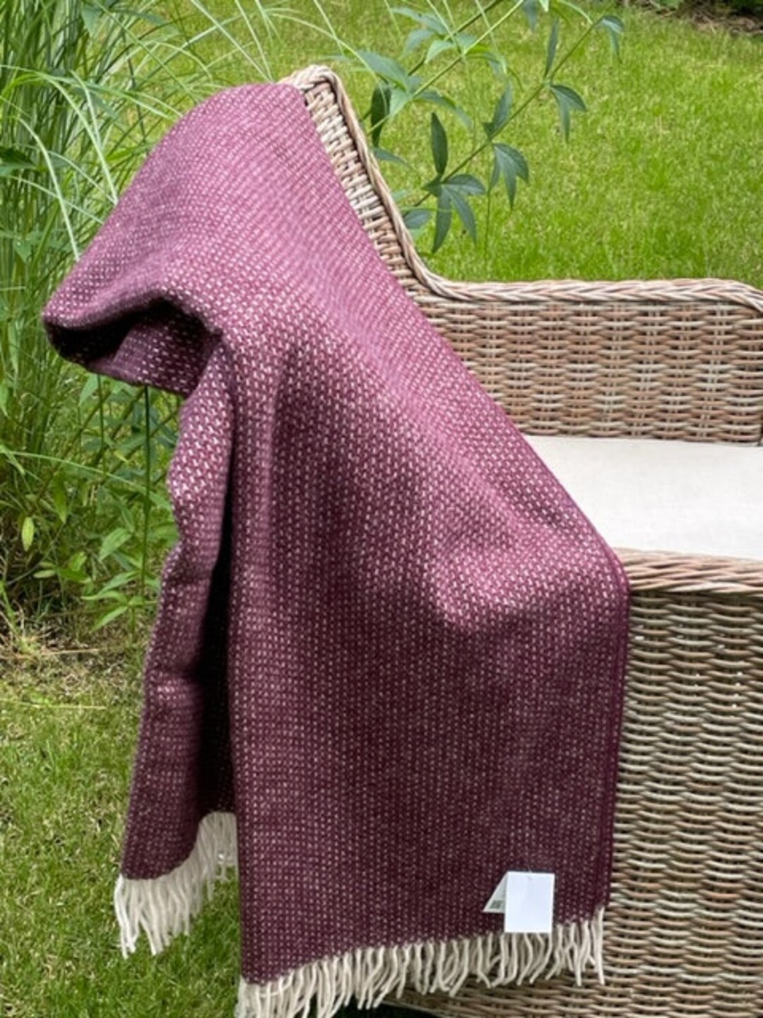 Merino Wool Blanket Natural Wool Throw Home Decor Merino Wool Etsy