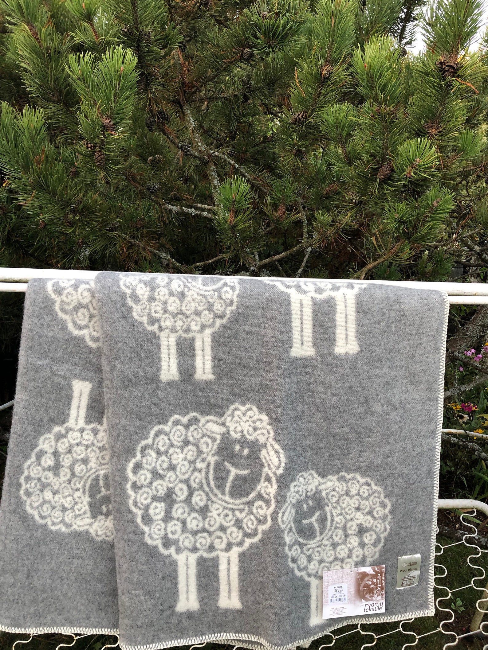 Sheep wool blanket. 100 natural wool throw. Highest quality Etsy