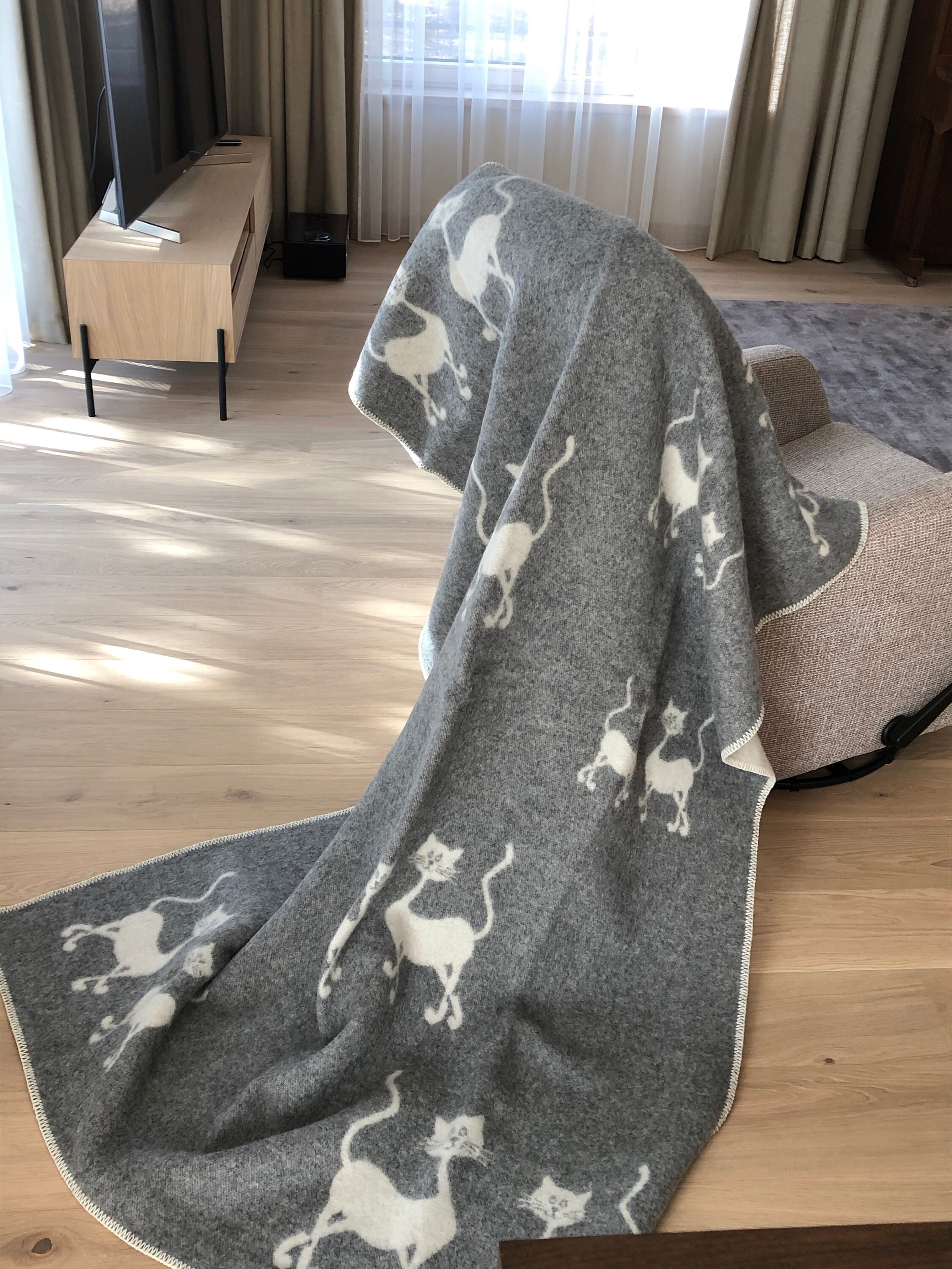 Sheep Wool Blanket 100 Natural Wool Wool Throw Highest Etsy