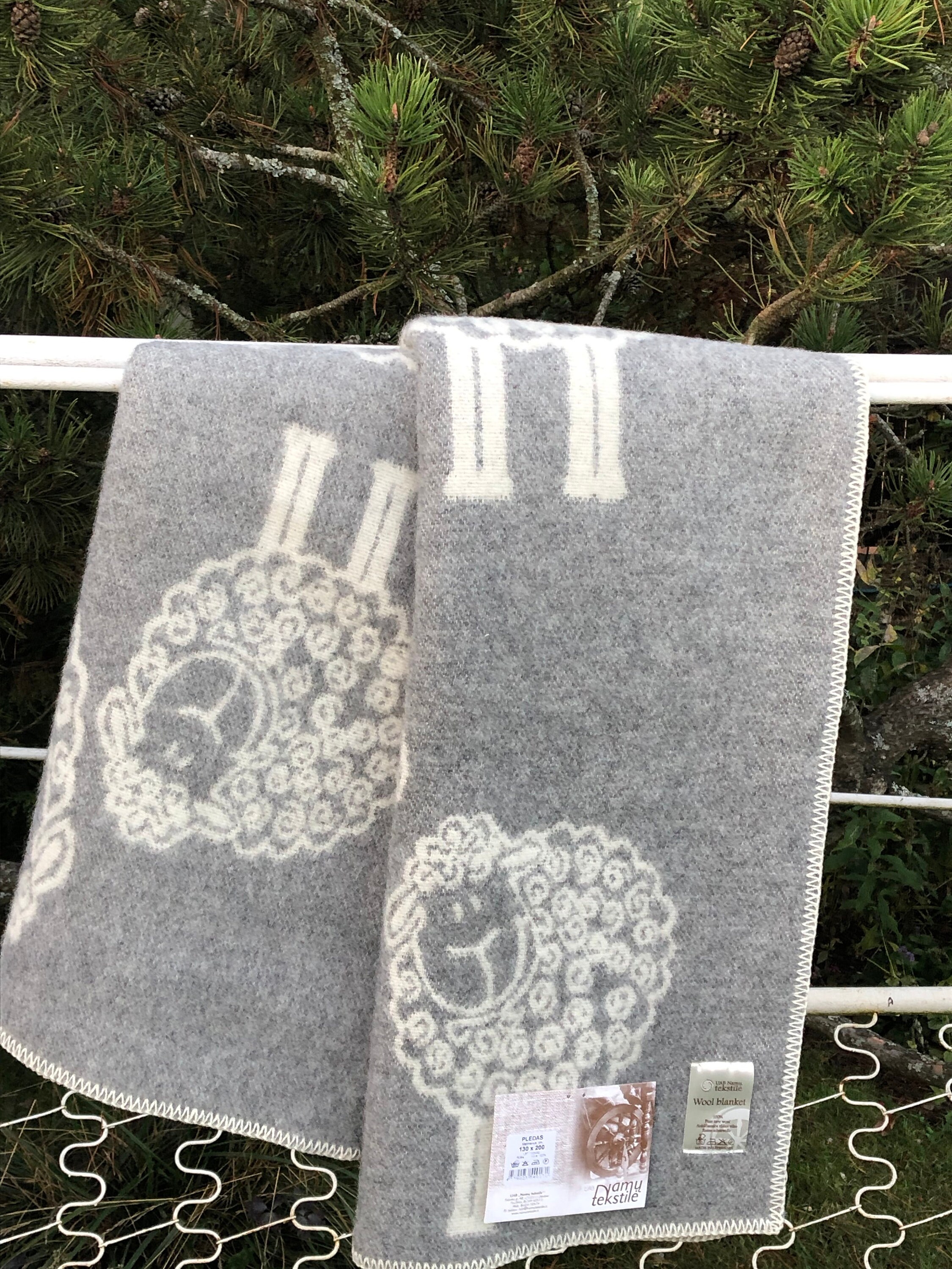 Sheep wool blanket. 100 natural wool throw. Highest quality Etsy