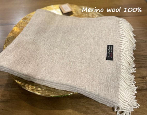 Soft merino wool blanket sales