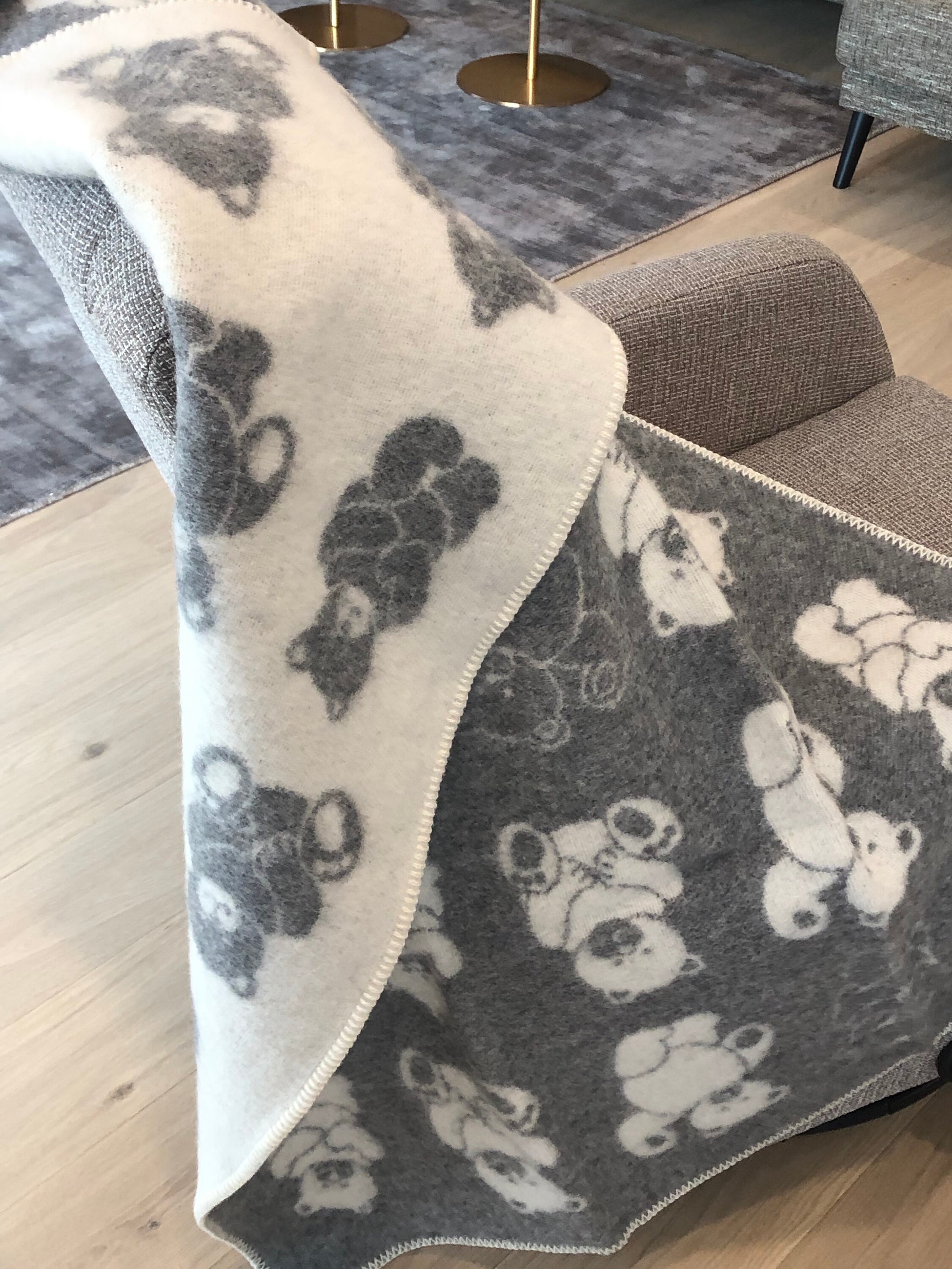 Kid's sheep wool blanket. 100 natural wool baby throw. Etsy