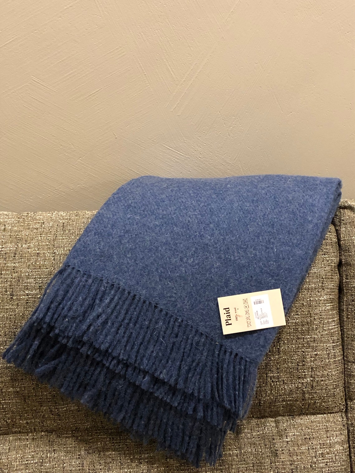 New Zealand Sheep wool blanket 100 natural wool Wool throw Etsy