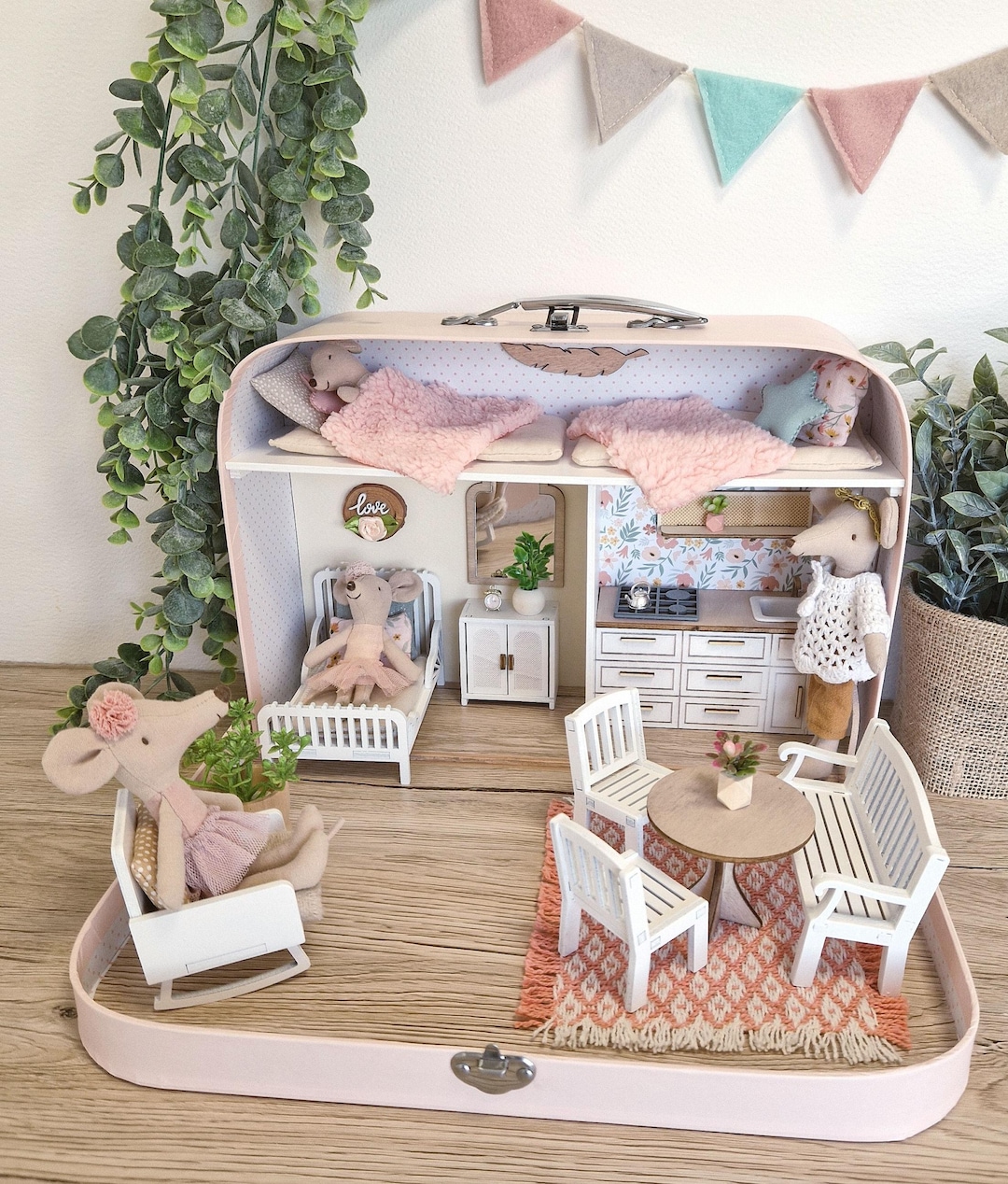 Dollhouse In A Suitcase