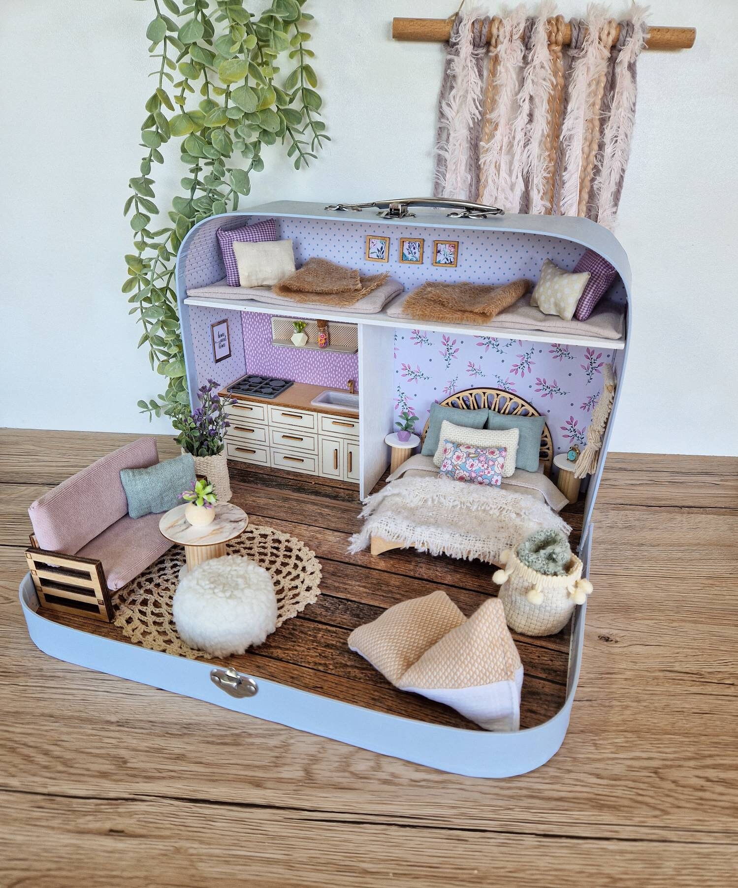 Dollhouse suitcase discount