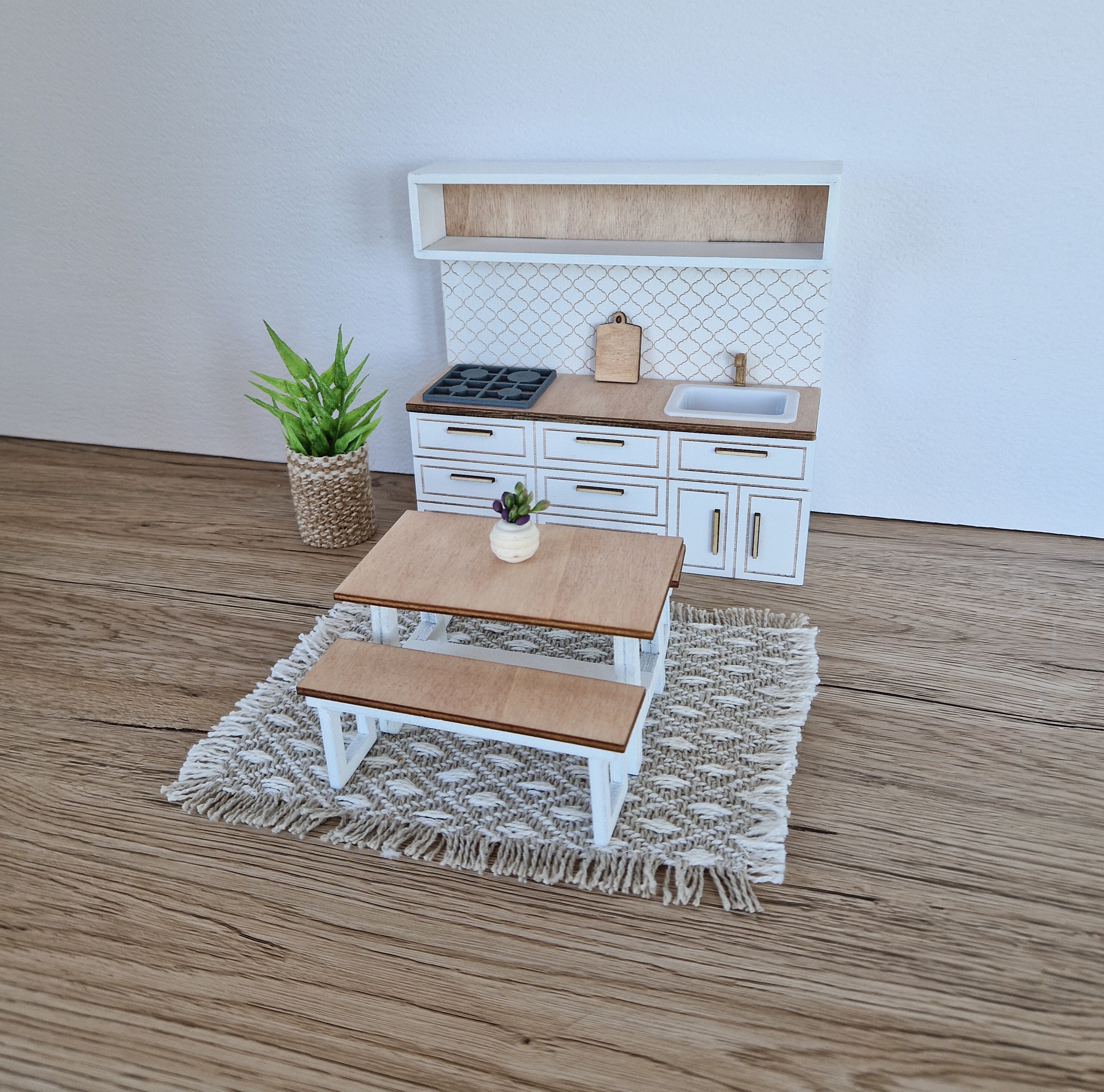 Set Da Cucina In Miniatura Per Casa Delle Bambole, 4 Pezzi Fai Da Te Pentole E Padelle In Metallo~p154730790 - Foto 2