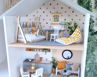 Barbie Doll Wooden Dolls House Furniture Ikea Ikea Dollhouse