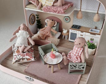 Casa Delle Bambole Melody Jane - Finestra Con Rose In Miniatura
