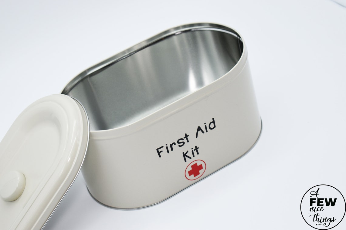 Personalised First Aid Kit First Aid Tin First Aid Storage Etsy