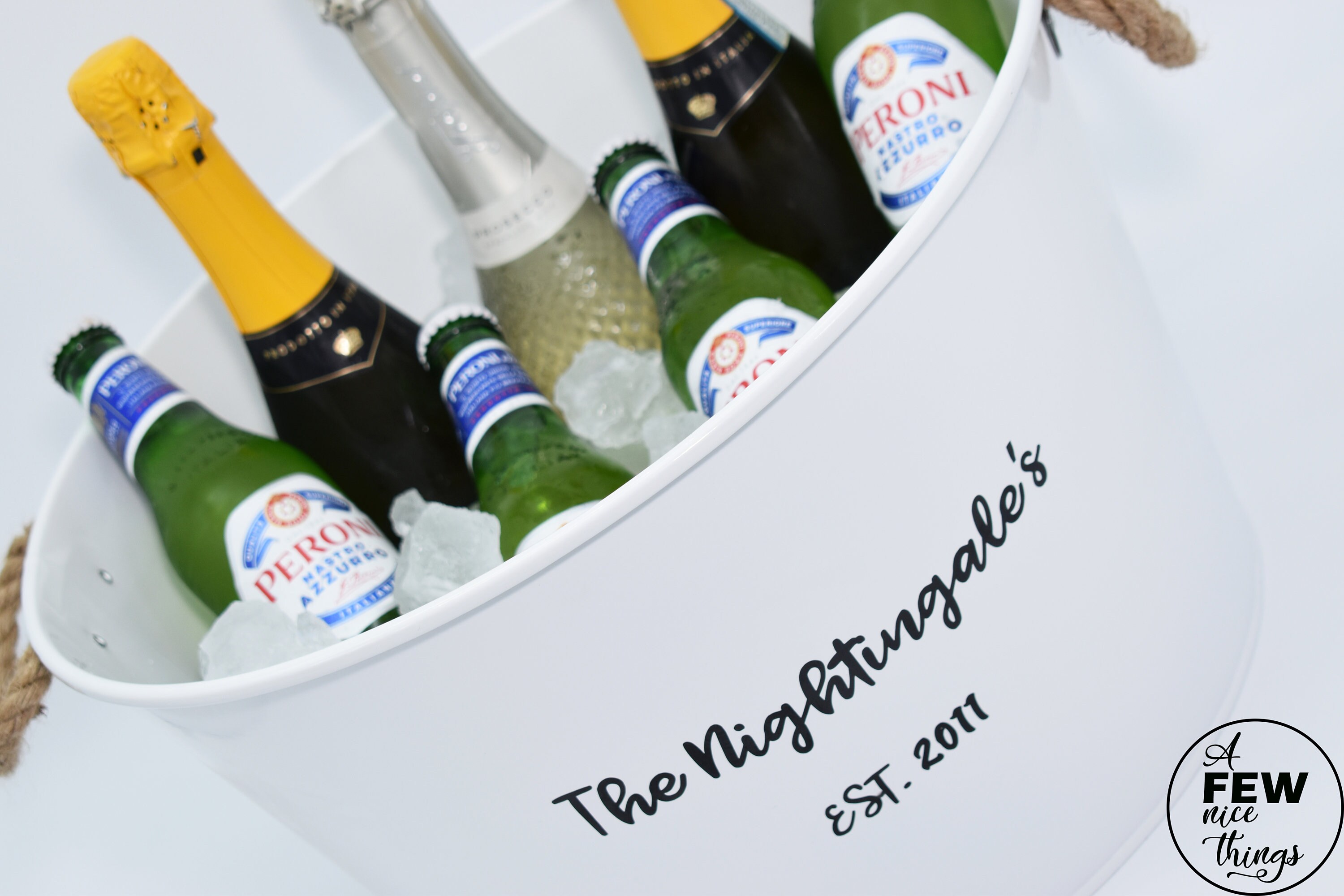 Personalised Wine Bucket Wine Tub Wine Cooler Wine Etsy