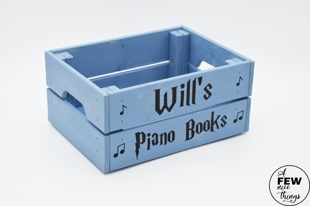 Personalised Music Book Box Piano Book Box Music Holder Etsy UK