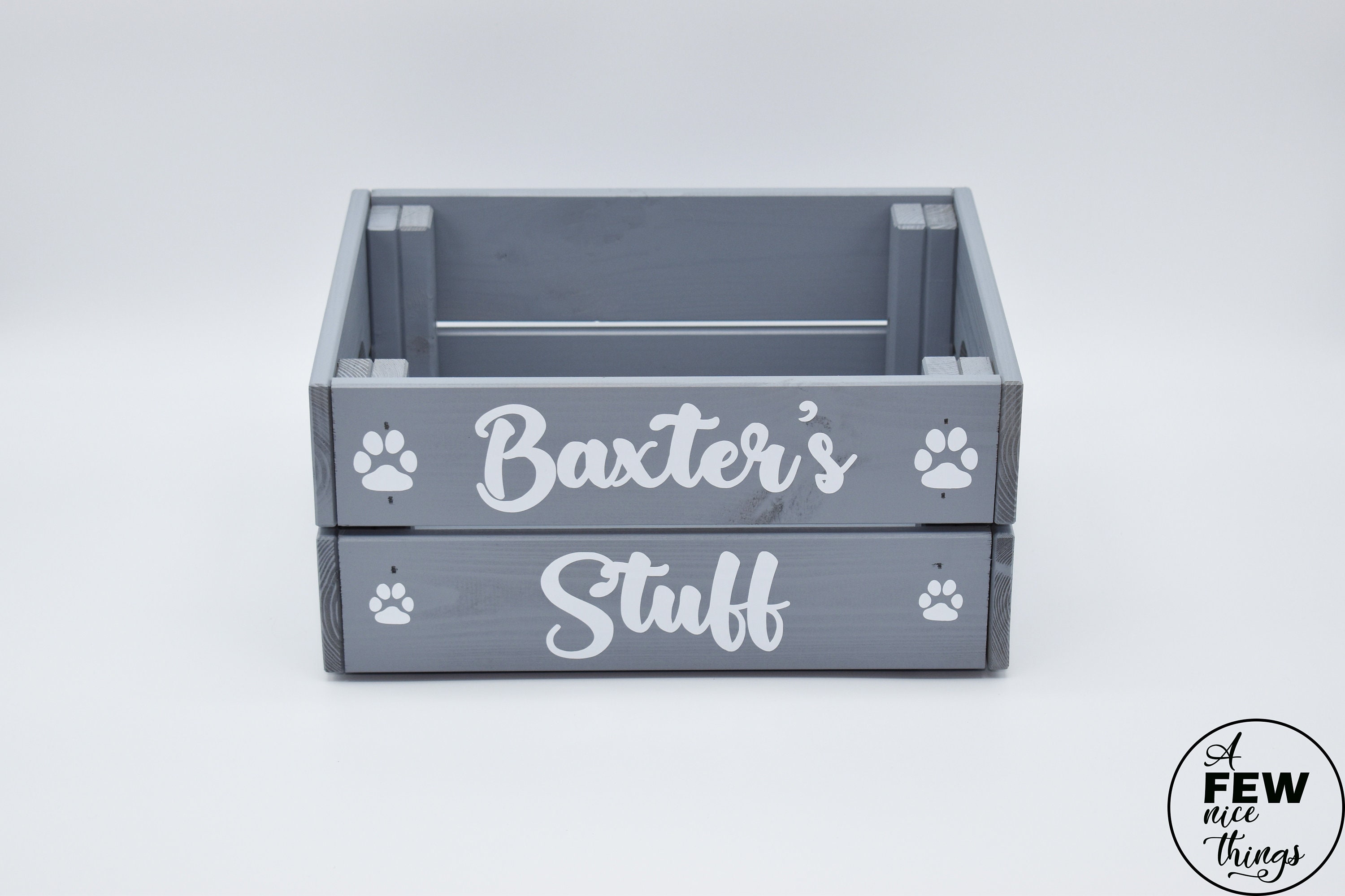 Personalised Puppy Toy Box Large Wooden Dog Crate Etsy UK