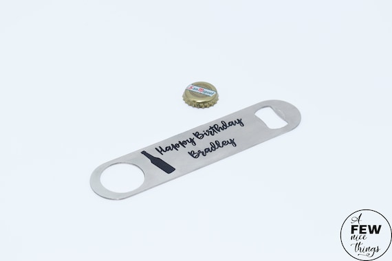 Personalised Bottle Top Opener Beer Opener Gifts for Him Beer