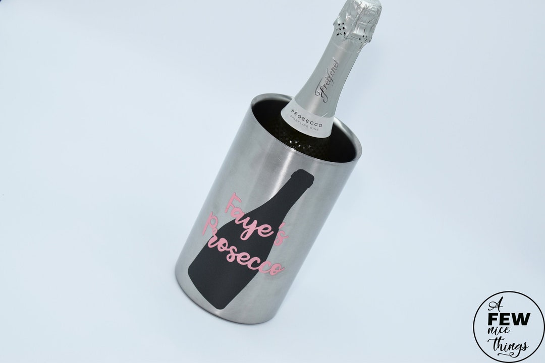 Personalised Prosecco Cooler Wine Cooler Stainless Steel Etsy UK