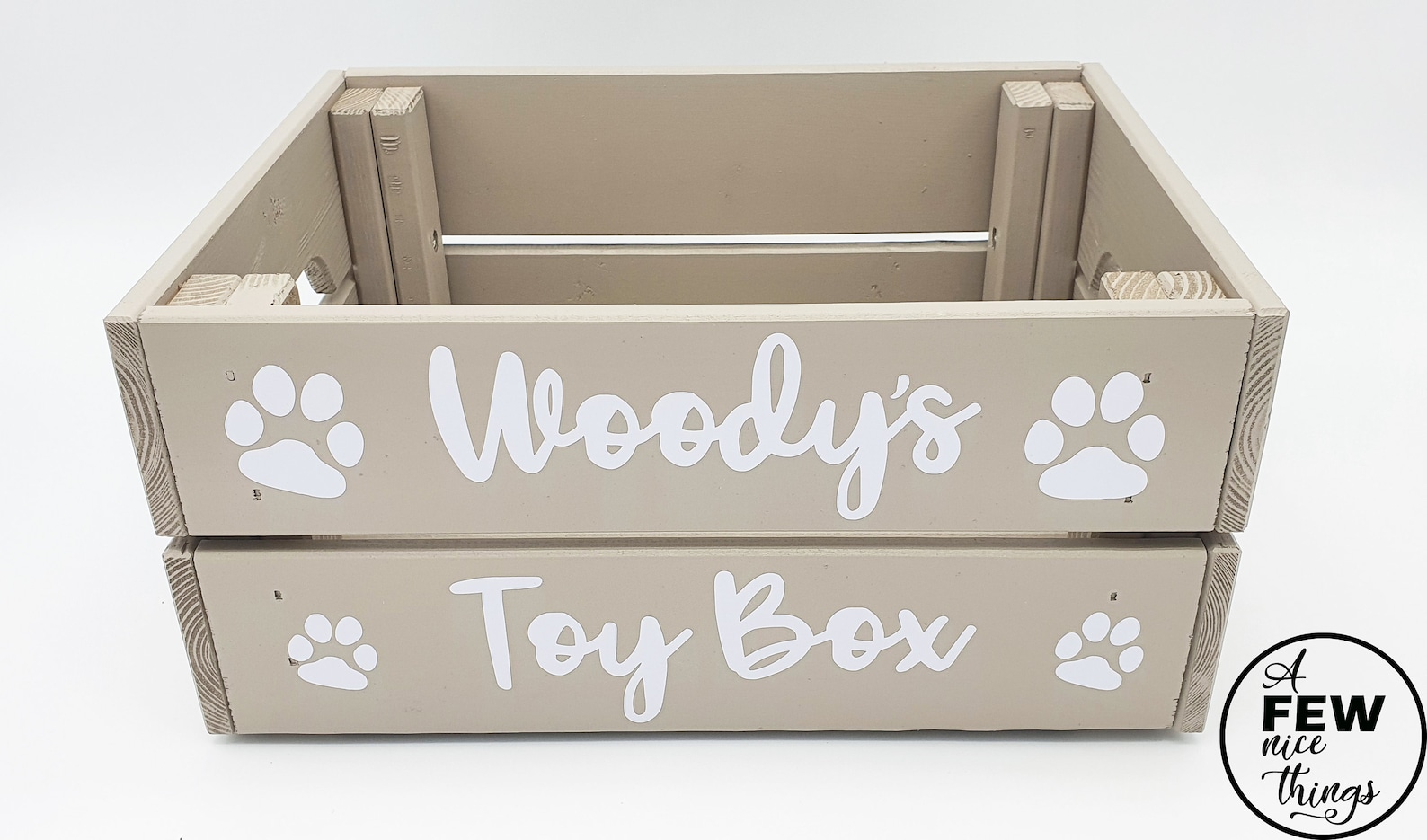 Personalised Dog Toy Box Wooden Crate Storage Hamper Etsy UK