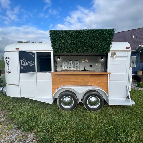 Vintage Horse Trailer Mobile Bar Etsy