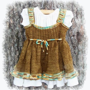 Arabella Knitted Pinafore Dress Pattern image 2